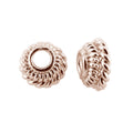 CRG-130 Rose Gold Overlay Bead Cap Beads Bali Designs Inc 
