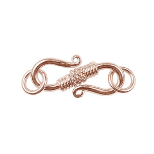 Rose Gold Overlay Over Copper Bead Cap and India Inspired Jewelry Component for Wholesale Supply and Bulk Manufacturing Use