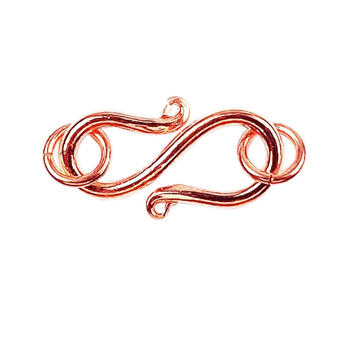 Rose gold overlay over copper hook jewelry component created for wholesale buyers, ideal for bulk jewelry manufacturing, professional assembly, and export production use