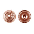 CRG-173 Rose Gold Overlay Bead Cap Beads Bali Designs Inc 
