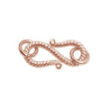 CRG-194-H Rose Gold Overlay ''S'' Hook Beads Bali Designs Inc 