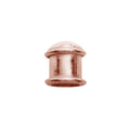 CRG-207 Rose Gold Overlay End Cap Beads Bali Designs Inc 