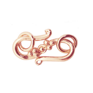 CRG-225 Rose Gold Overlay ''S'' Hook Beads Bali Designs Inc 