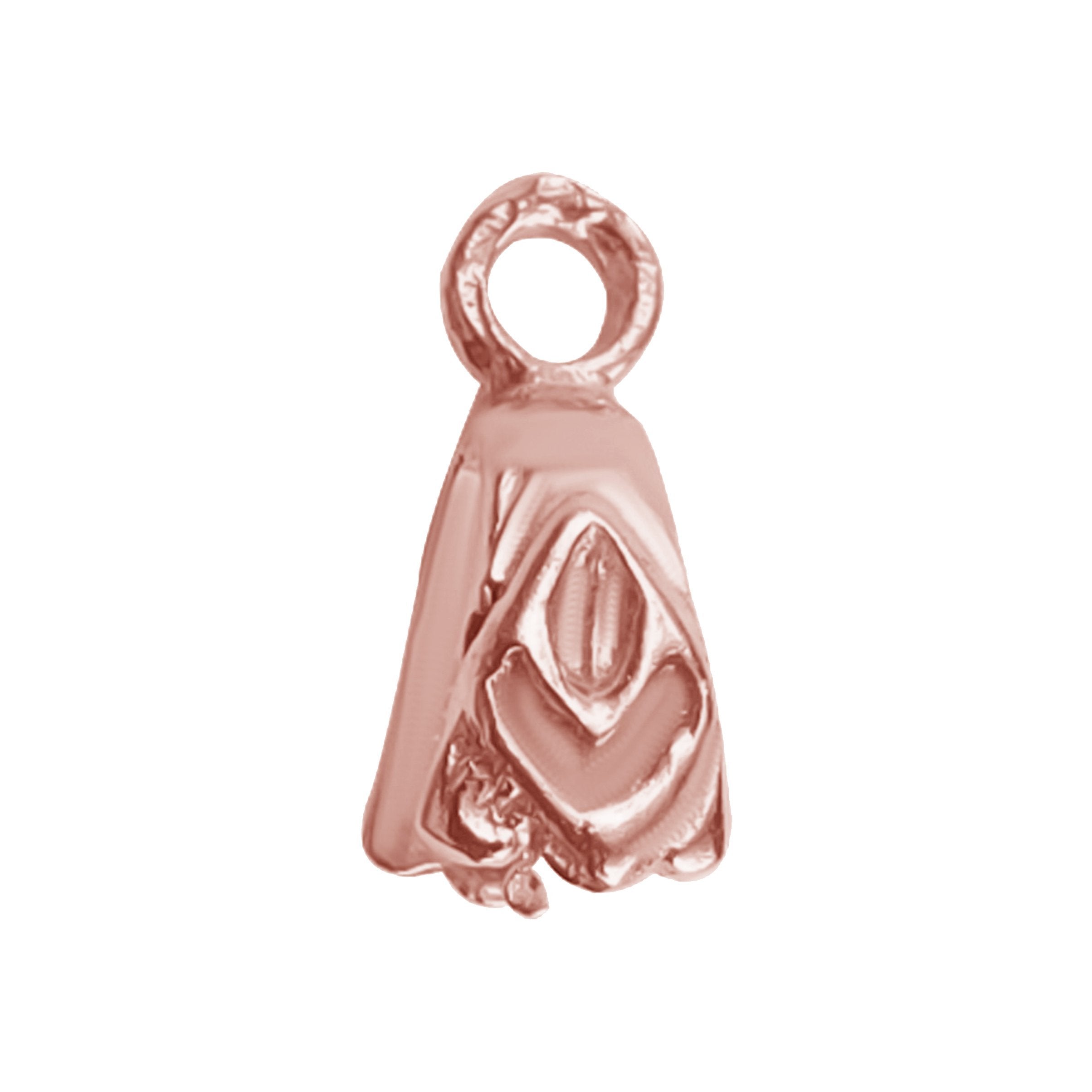 CRG-242 Rose Gold Overlay Pendant Bail Beads Bali Designs Inc 