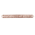Rose Gold Overlay Over Copper bar connector with Bali-style engraved scrollwork handcrafted in India for wholesale jewelry making