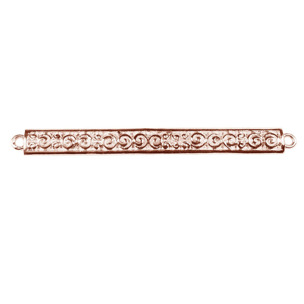 CRG-398 Rose Gold Overlay Connector Beads Bali Designs Inc 