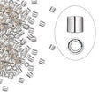 CRSF-100-2X2MM Silver Overlay Crimp Bead Beads Bali Designs Inc 