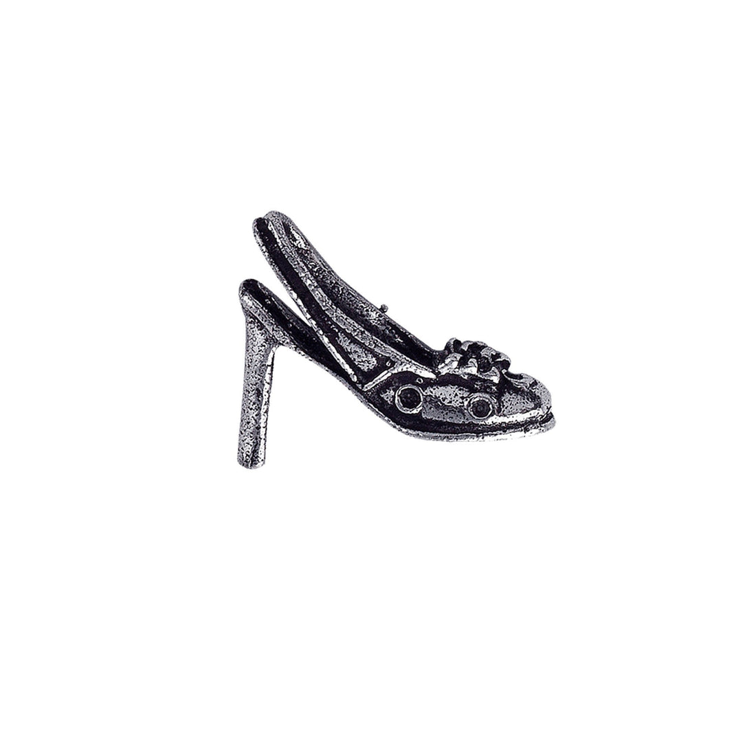 CSF-101 Silver Overlay High Heel Shoe Charm Beads Bali Designs Inc 