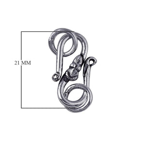 CSF-109 Silver Overlay Hook Beads Bali Designs Inc 