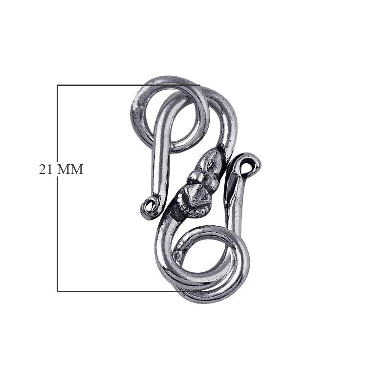 CSF-109 Silver Overlay Hook Beads Bali Designs Inc 