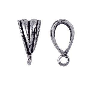 CSF-117 Silver Overlay Pendant Bail Beads Bali Designs Inc 