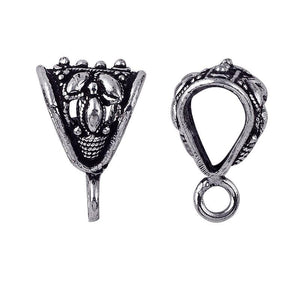 CSF-119 Silver Overlay Pendant Bail Beads Bali Designs Inc 