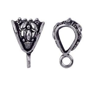 CSF-119 Silver Overlay Pendant Bail Beads Bali Designs Inc 