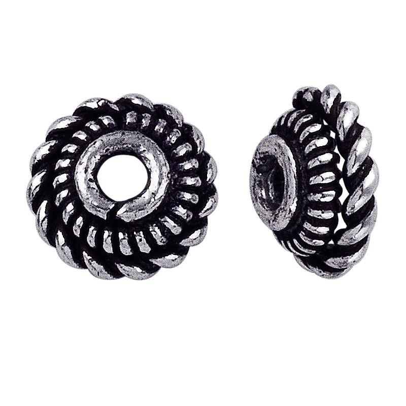CSF-130 Silver Overlay Bead Cap Beads Bali Designs Inc 