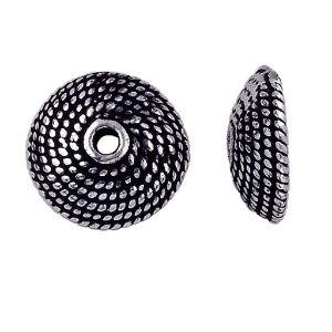 CSF-131 Silver Overlay Bead Cap Beads Bali Designs Inc 