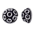 CSF-132 Silver Overlay Bead Cap Beads Bali Designs Inc 