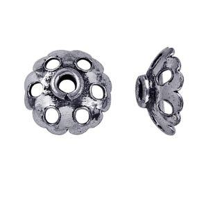 CSF-135 Silver Overlay Bead Cap Beads Bali Designs Inc 