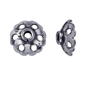 CSF-135 Silver Overlay Bead Cap Beads Bali Designs Inc 