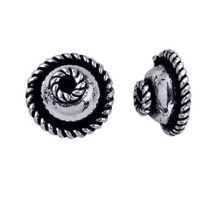 CSF-136 Silver Overlay Bead Cap Beads Bali Designs Inc 