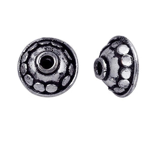 CSF-139 Silver Overlay Bead Cap Beads Bali Designs Inc 