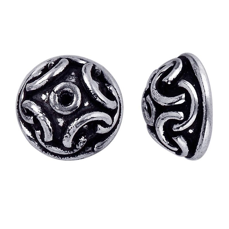 CSF-144 Silver Overlay Bead Cap Beads Bali Designs Inc 