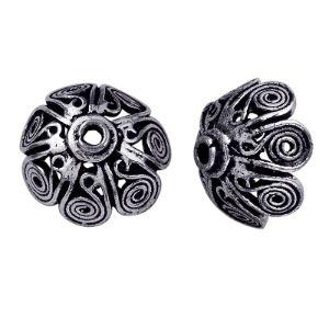 CSF-150 Silver Overlay Bead Cap Beads Bali Designs Inc 