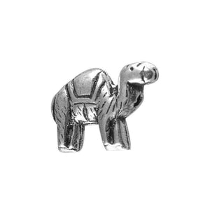 Handcrafted elephant Silver Overlay Charm over copper with antique finish from India for wholesale jewelry making