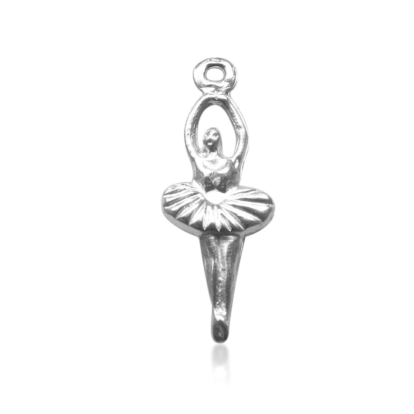 Antique silver overlay over copper fitness charm handcrafted in India for wholesale jewelry making