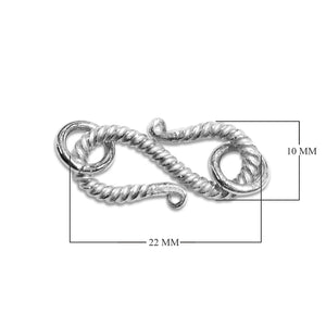 CSF-194-H Silver Overlay 'S' Hook Beads Bali Designs Inc 