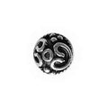 CSF-218 Silver Overlay Bead Cap Beads Bali Designs Inc 