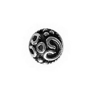 CSF-218 Silver Overlay Bead Cap Beads Bali Designs Inc 