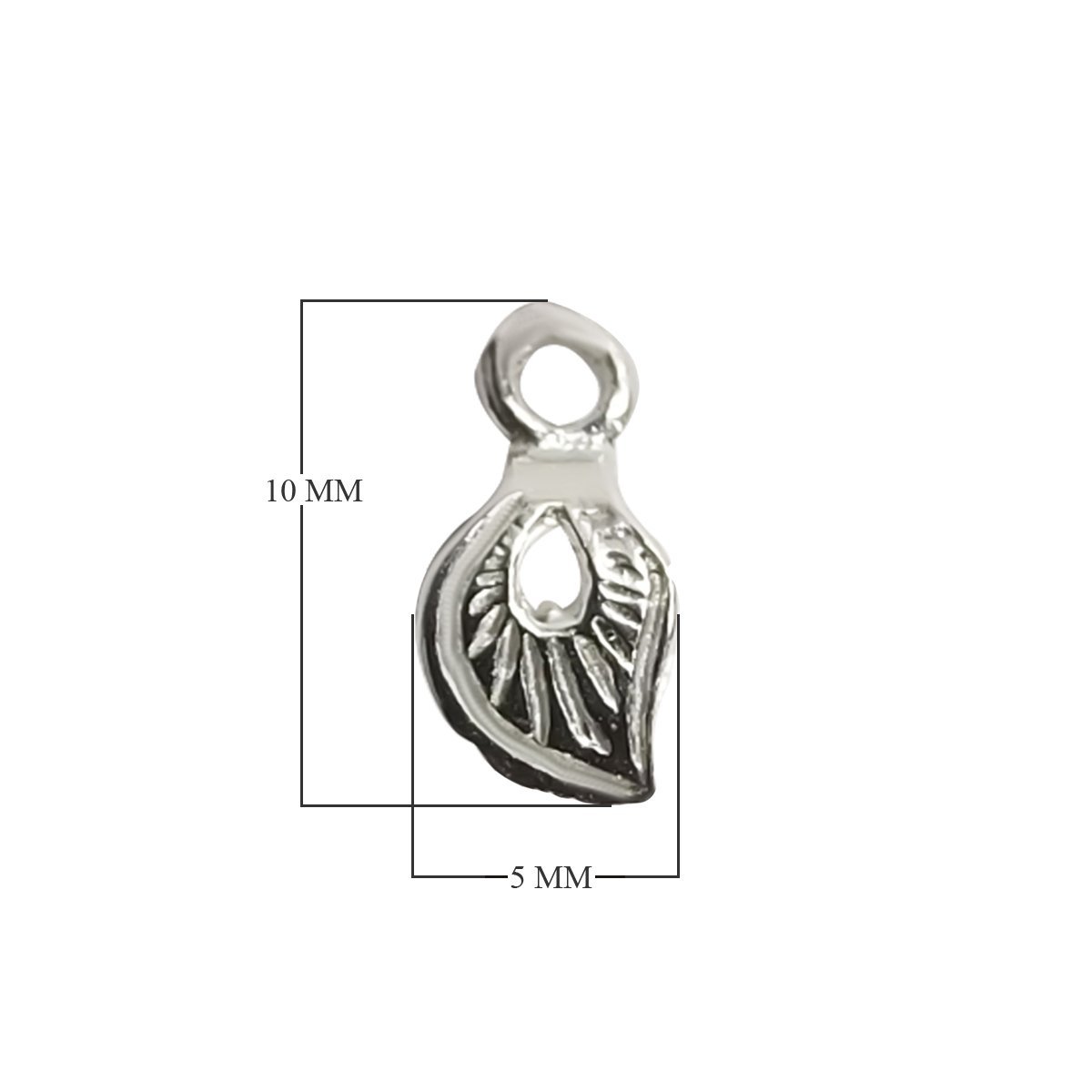 CSF-243 Silver Overlay Pendant Bail Beads Bali Designs Inc 