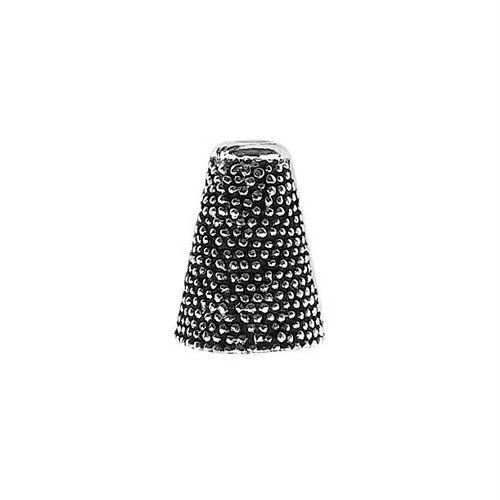 CSF-265 Silver Overlay Cone Beads Bali Designs Inc 