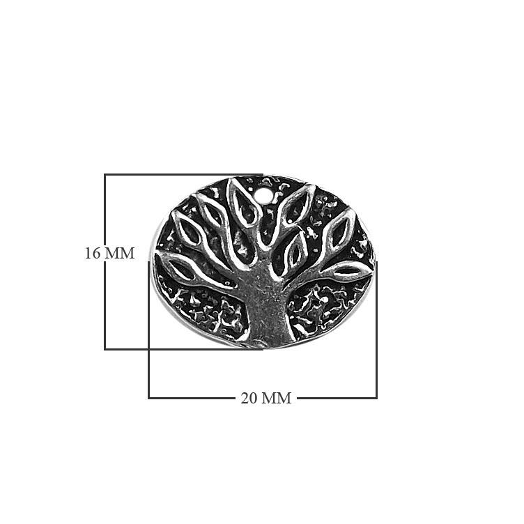 CSF-273 Silver Overlay Charm Beads Bali Designs Inc 