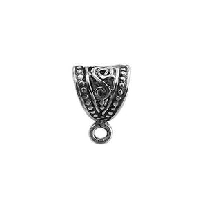 CSF-362 Silver Overlay Pendant Bail Beads Bali Designs Inc 