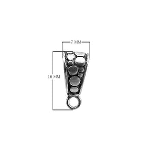 CSF-366 Silver Overlay Pendant Bail Beads Bali Designs Inc 