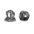 CSF-376 Silver Overlay End Cap Beads Bali Designs Inc 