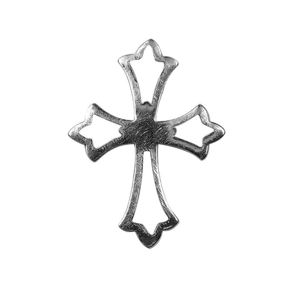 CSF-451 Silver Overlay Cross Charm Beads Bali Designs Inc 
