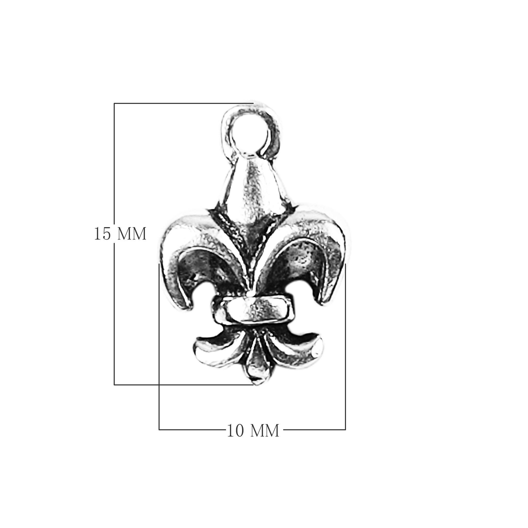 CSF-458 Silver Overlay Charm Beads Bali Designs Inc 