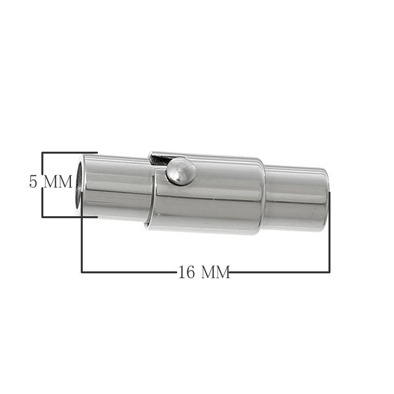 CSF-513 Silver Overlay Magnetic Clasps Beads Bali Designs Inc 