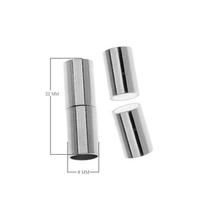 CSF-516 Silver Overlay Magnetic Clasps Beads Bali Designs Inc 