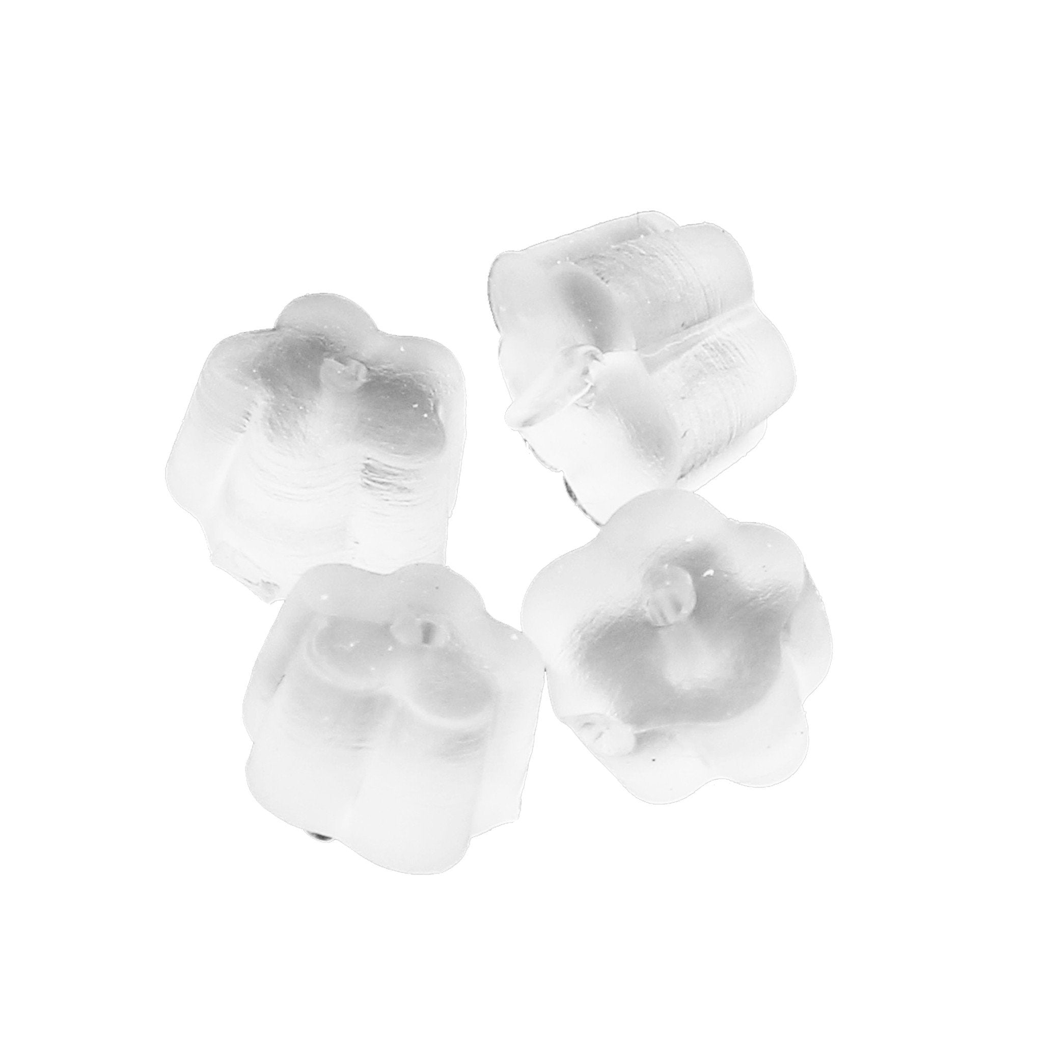 ES-103 Plastic Earnut Earring Back Holder Beads Bali Designs Inc 