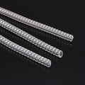 Transparent plastic ring size adjuster guard tightener reducer resizing tool with flexible spiral design handcrafted in India