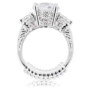 ES-104 12pcs Ring Size Adjuster Plastic Guard Tightener Reducer Resizing Tools Beads Bali Designs Inc 