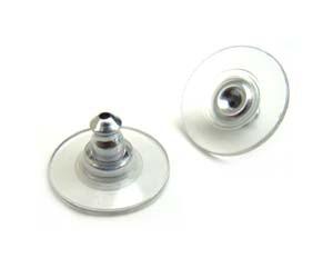 ESF-101 Plastic Earnut Earring Back Holder Beads Bali Designs Inc 