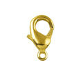 18K Gold Overlay Lobster Clasp For Jewelry Making With Polished Finish Handcrafted In India