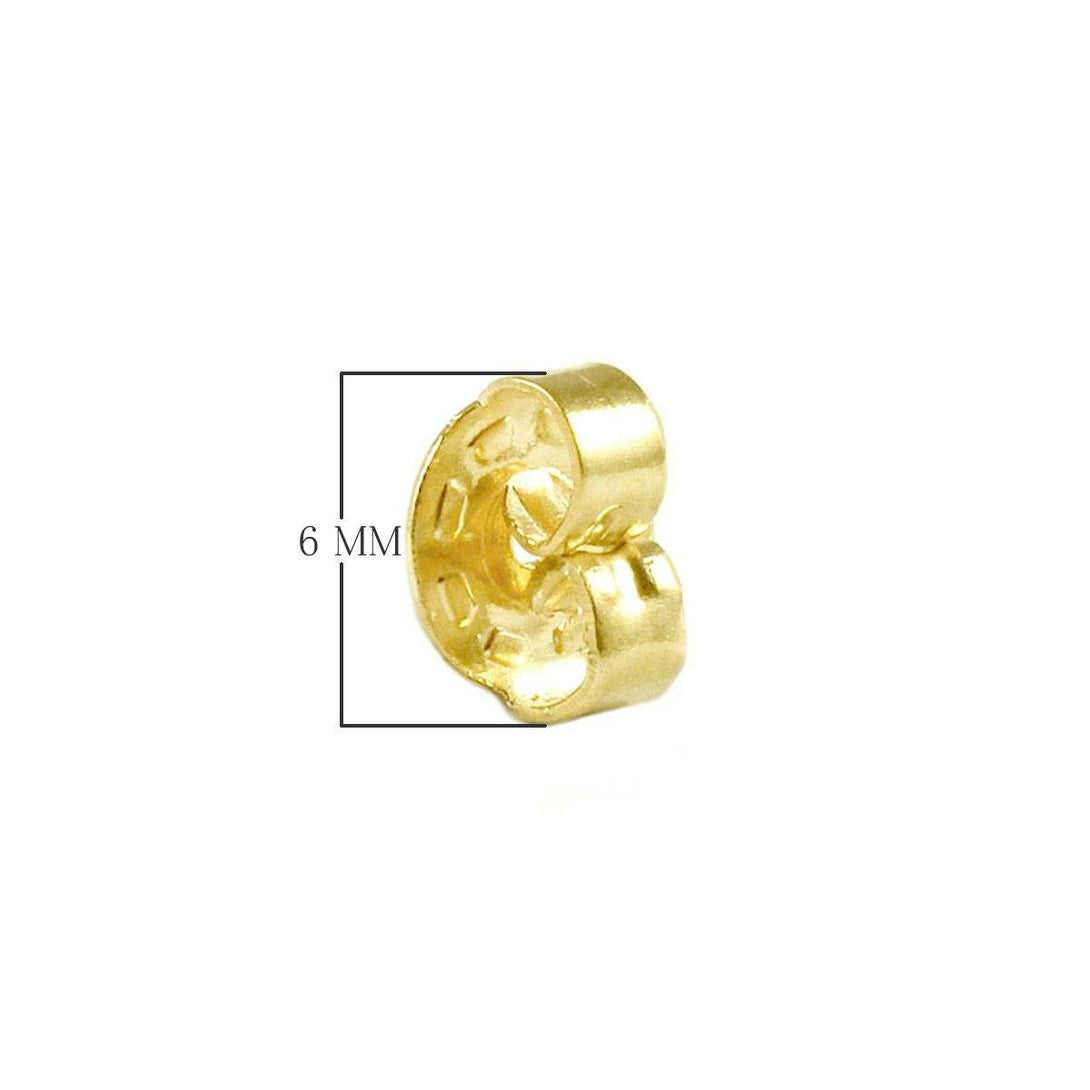 FG-140-6MM 18K Gold Overlay Push Beads Bali Designs Inc 