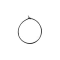 Black Rhodium Overlay Classic Round Hoop Earwire Jewelry Finding Handcrafted In India
