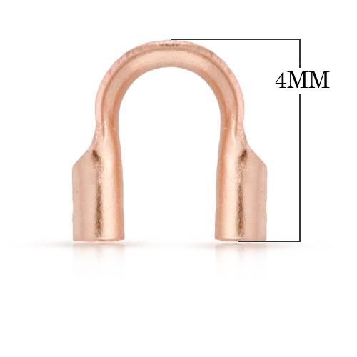 Rose Gold Overlay Wire Guardian Handcrafted In India For Jewelry Making