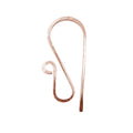 Rose Gold Overlay S-Hook Earwire Handcrafted In India For Jewelry Making